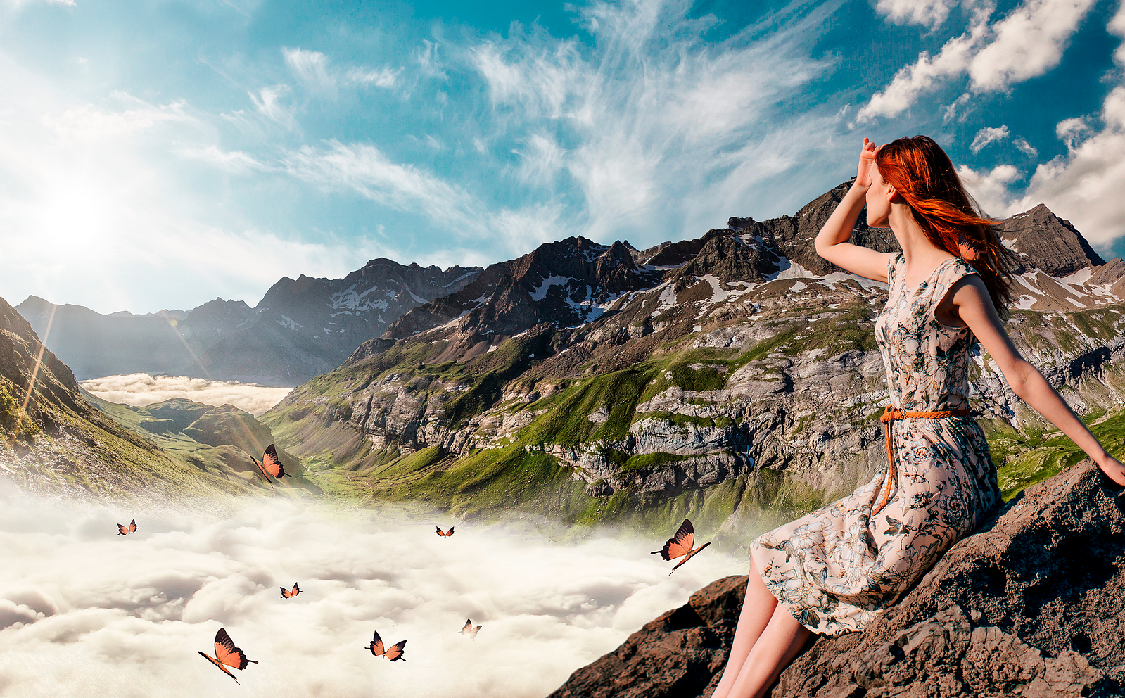 Graphisme, mise en page et montage photographique pour le client Hautes-Pyrénées.