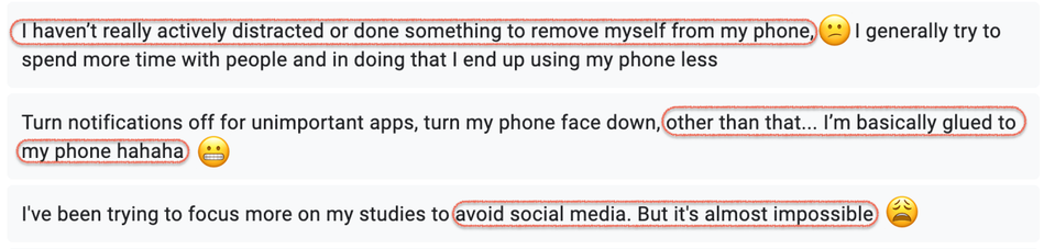 Real user insights and confessions of the impact iOS Screen Time has on their on screen behaviors.