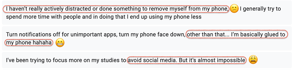 Real user insights and confessions of the impact iOS Screen Time has on their on screen behaviors.