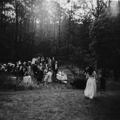Outdoor wedding in the Catskills/ Hudson Valley captured on 35mm film