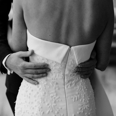 Detail image of bride and groom. Close up moment, Photographed by Hudson Valley Wedding Photographer.