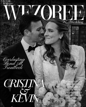 Black and white portrait of a bride and groom looking at each other, with soft natural light highlighting their faces. Captured in the Hudson Valley.