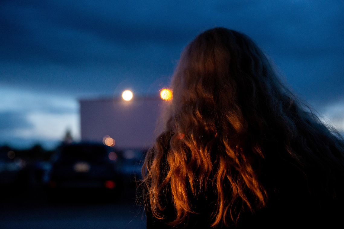Instagram Goddess @___a._rose__ attends Lynch weekend at the famous Mahoning Drive-in Theater, May 2021