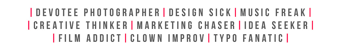 Joseba likes music, photography, marketing, ideas, clowning, design and typography