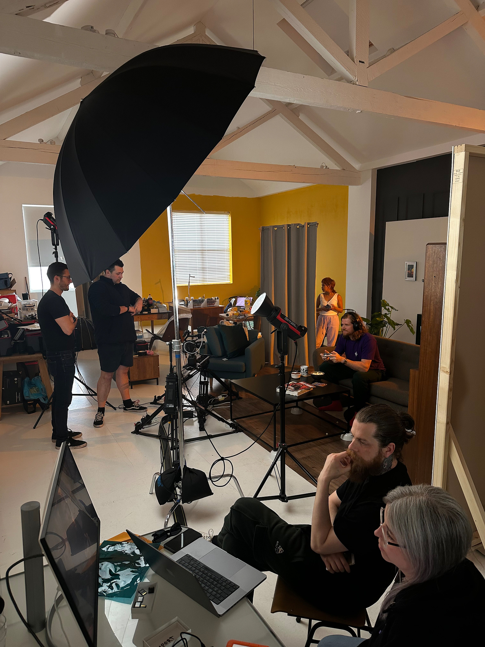 Set design and build, interiors styling, creative direction and production for film and photography as part of an advertising campaign for Games Workshop's, Warhammer brand. Nottingham studio.