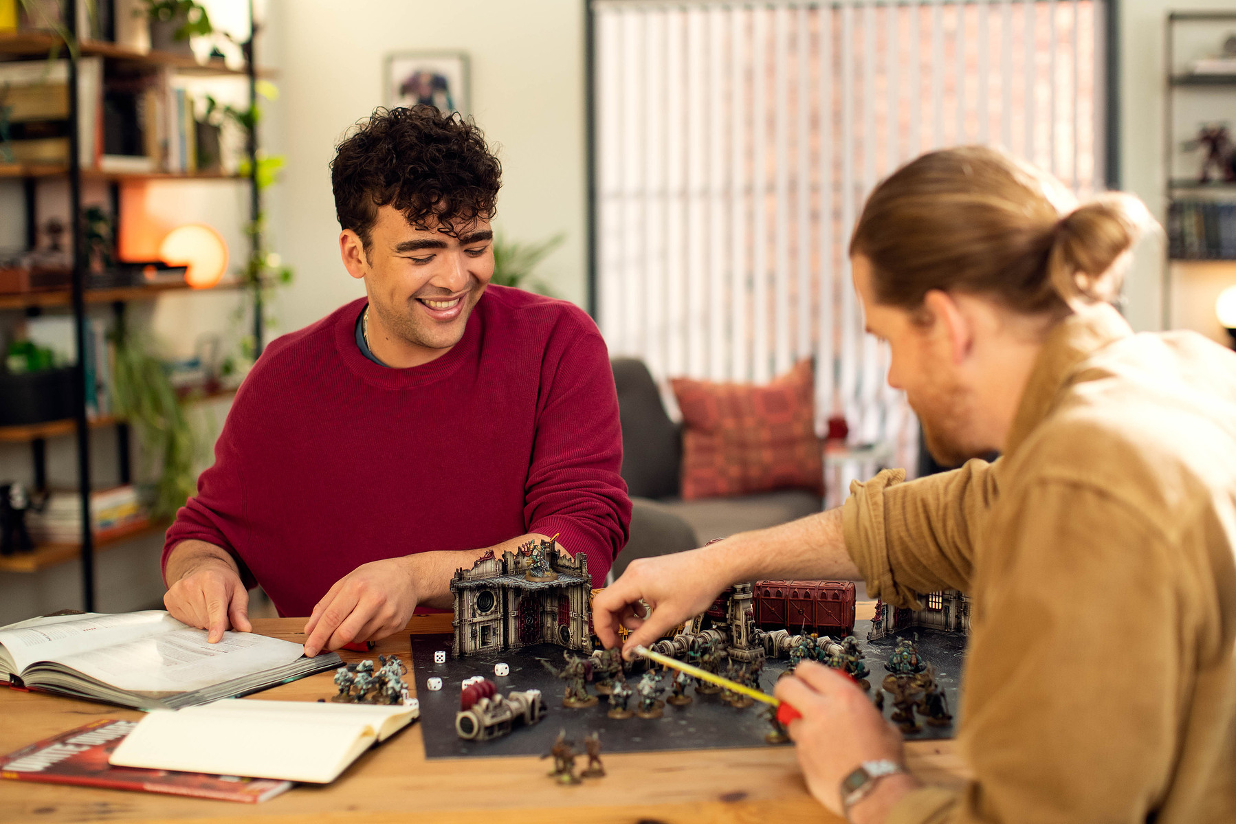 Set design and build, interiors styling, creative direction and production for film and photography as part of an advertising campaign for Games Workshop's, Warhammer brand. Nottingham studio.