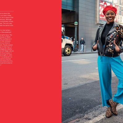 photo of Melissa Carter @iamthecarterprojekt by Columbus Circle and Central Park from Street Unicorns a book by Robbie Quinn