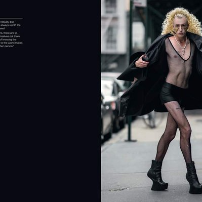photo of the style of @thetwinknextdoor by Robbie Quinn from his book Street Unicorns about diversity and inclusion 