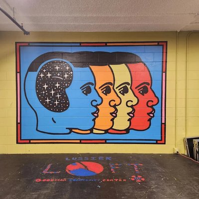 Mural for the Goodman Center LOFT Teen Programs. 