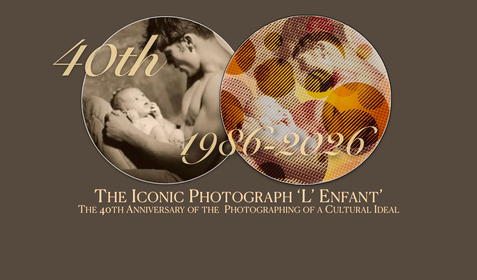 The 40th anniversary of the iconic poster 1986 Athena poster L'Enfant aka Man and Baby by Spencer Rowell for Athena Posters