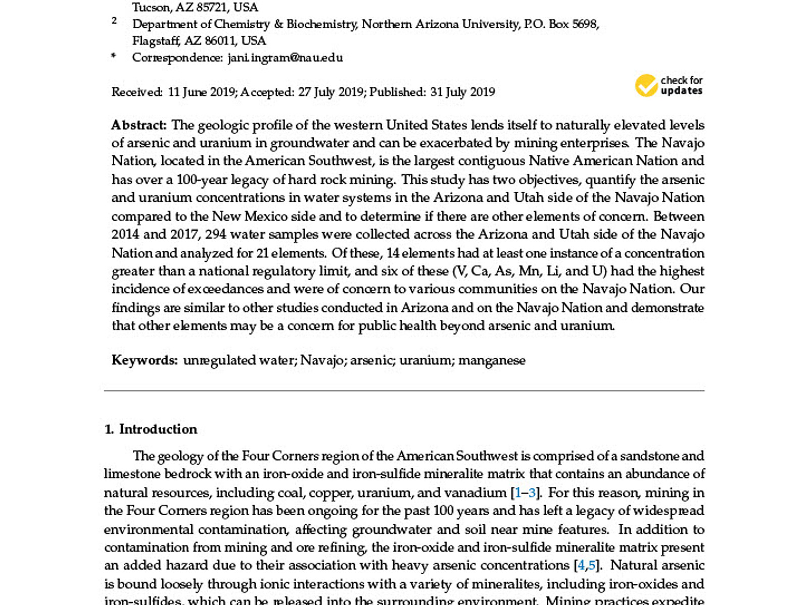 ARTICLES - Anti-Uranium Mapping Project