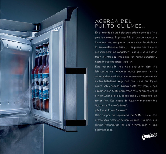  AmBev, Quilmes, Madre Buenos Aires, Juan Salvarredy, beer, argentina, refrigerator, heladera, geladera, advertising photography
