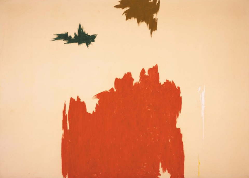 Still, Clyfford April 1942, 1942. Oil on canvas, 113 x 158 inches. Collection of Buffalo AKG Art Museum, Buffalo, New York.