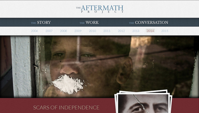 Aftermath Project Grant awarded photographers that cover the aftermath of conflict.
|January, 2014|