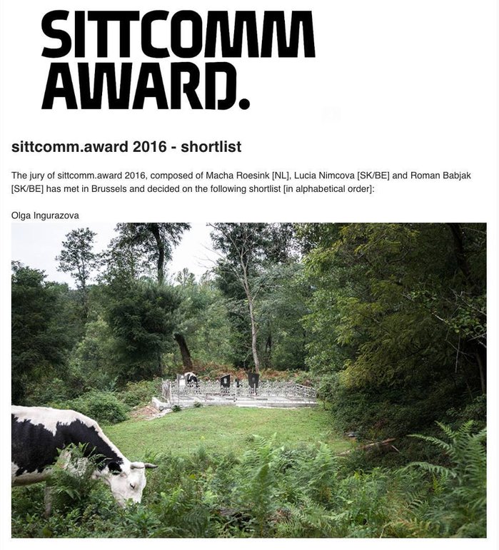 Shortlisted artists for "Sittcomm Award". 2016