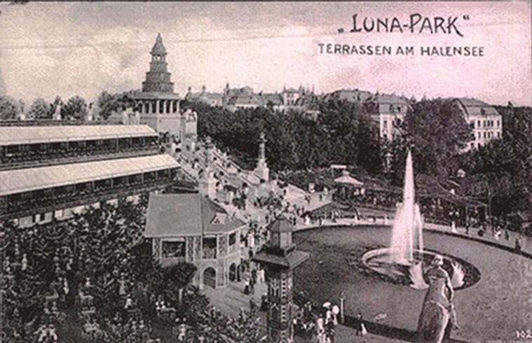 The amusement park called Lunapark, 1936