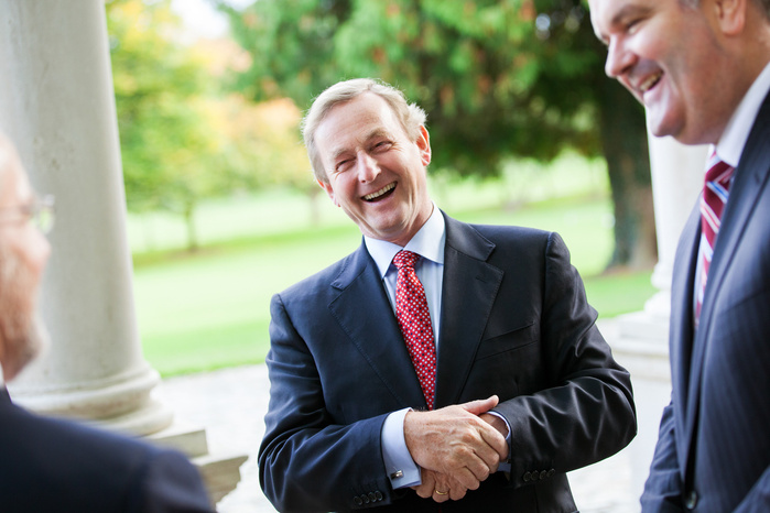enda kenny laughing natural corporate photography