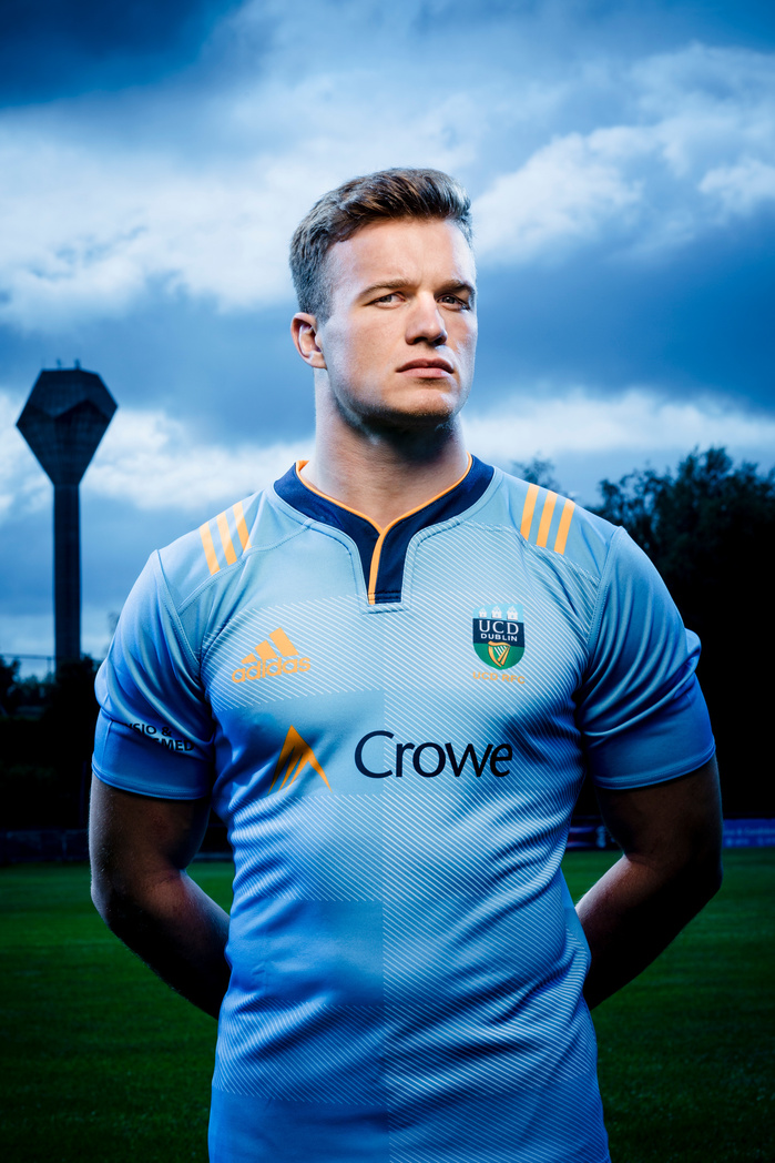 rugby player Josh van der Flier dublin portrait photographer UCD