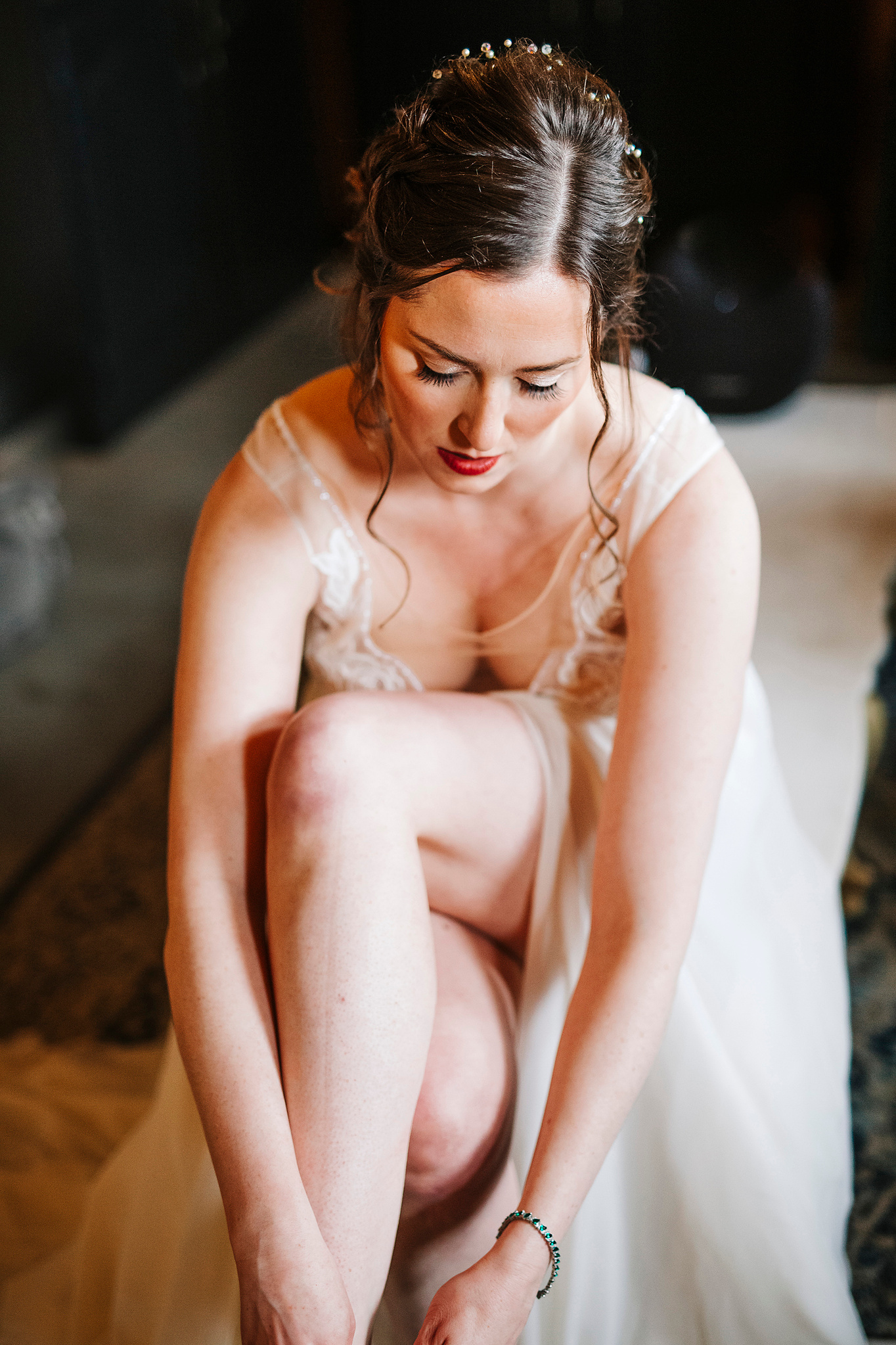 Bride Getting Ready