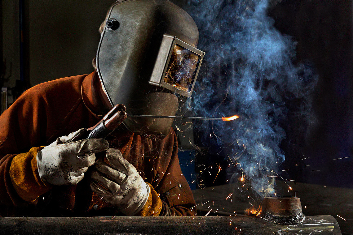 Industrial metal fabrication photographer for welding companies based in Madison, Wisconsin and throughout the midwest.