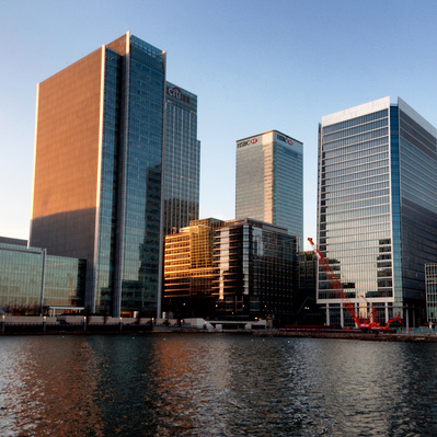 'Canary Wharf, London Colour Photography'