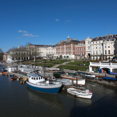 'Richmond Bank, Richmond, London Colour Photography'