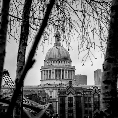 St Paul's Cathedral London black-and-white photography