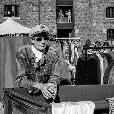 Retro Chap -London Street Photography Black and White