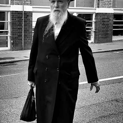 Diamond dealer Hatton Garden central London black-and-white photography