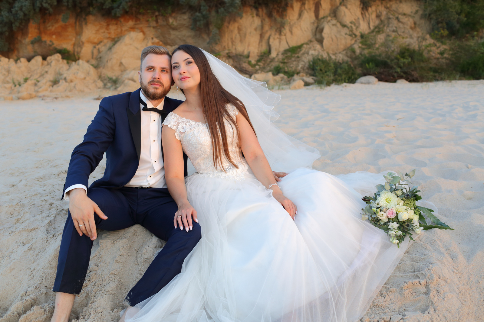 Sesja foto-video nad morzem