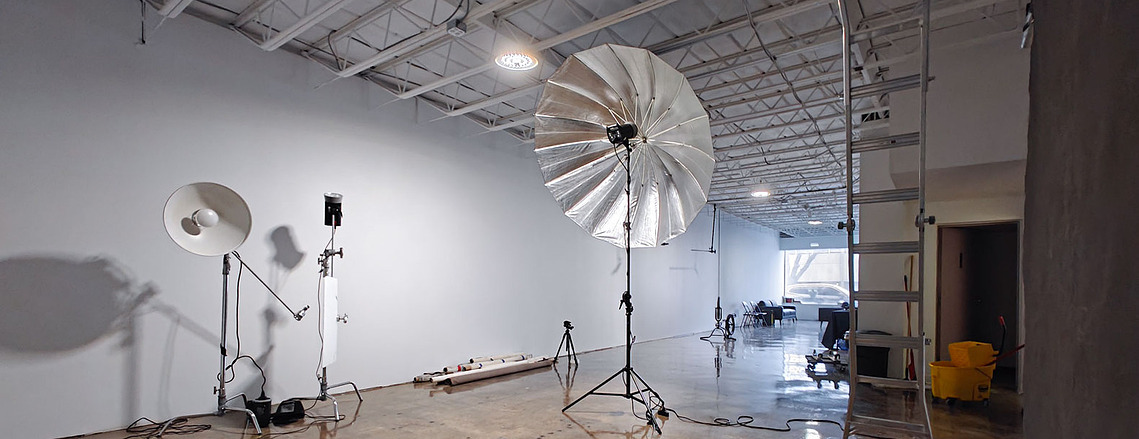 Interior view of GK studio in Sudbury