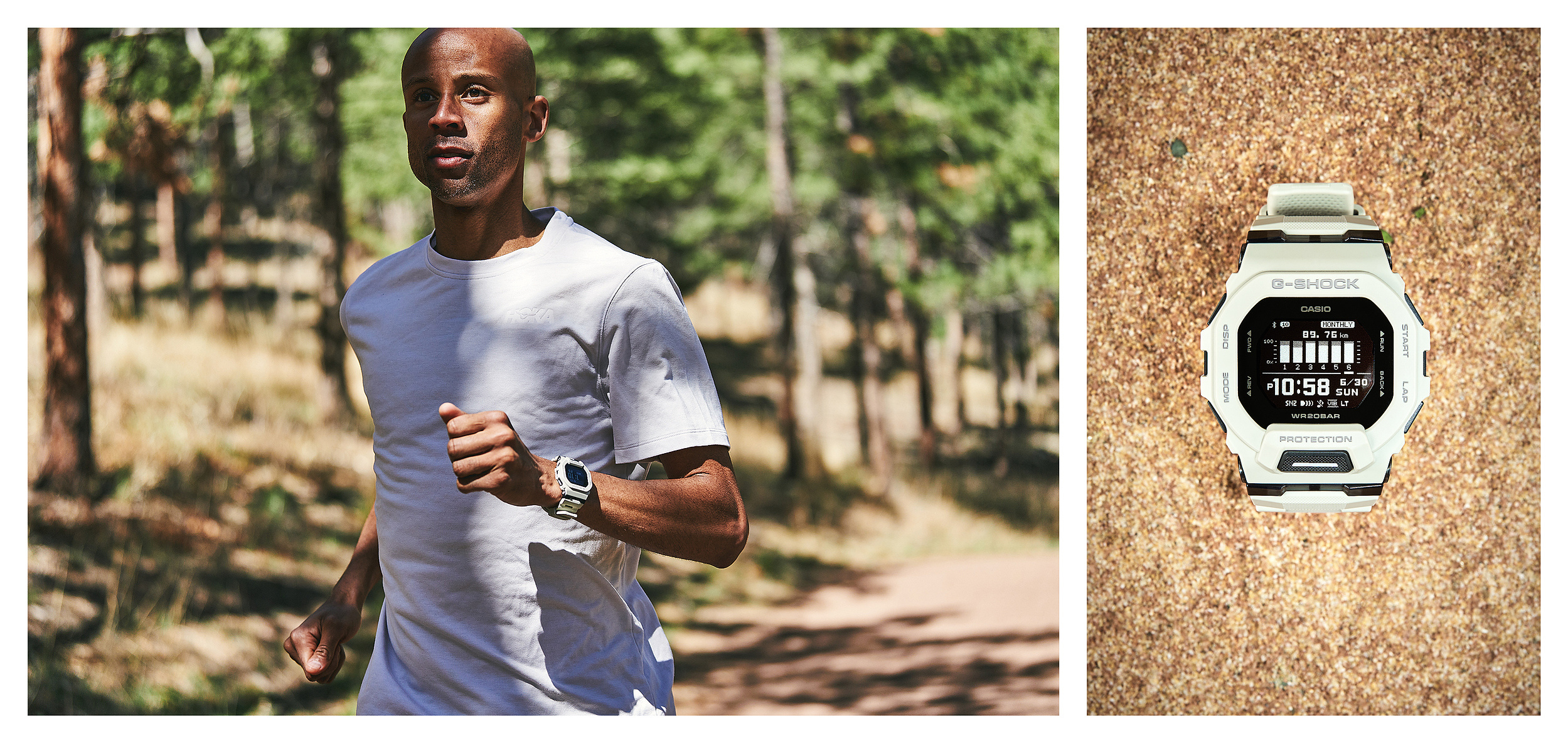 Running in the Colorado mountains with Joseph Gray for Casio G-Shock watches