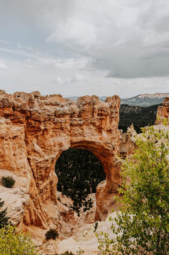 Photographic print Natural Bridge at Bryce National Park in Utah.