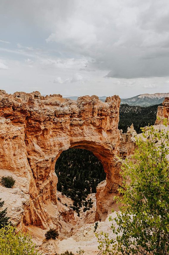 Photographic print Natural Bridge at Bryce National Park in Utah.