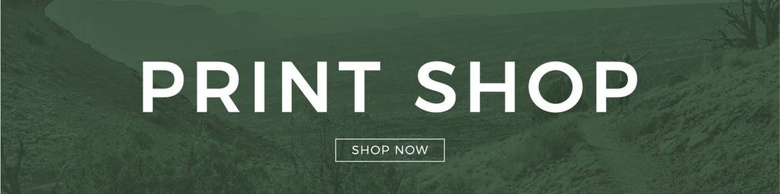 Clickable banner to shop prints.