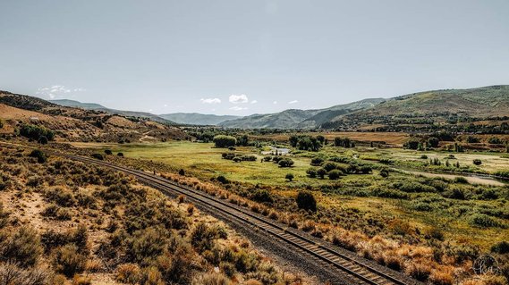 Railroad track in Colorado