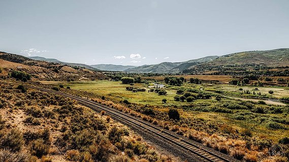Railroad track in Colorado