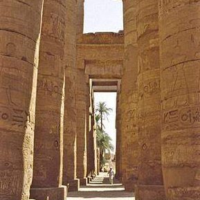 Egypt, Karnak. Archeological survey. Nile. ILM meeting. 