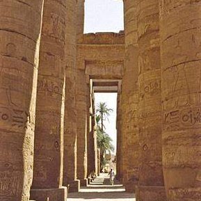 Egypt, Karnak. Archeological survey. Nile. ILM meeting. 