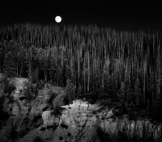 Moonrise, over Southern Utah.