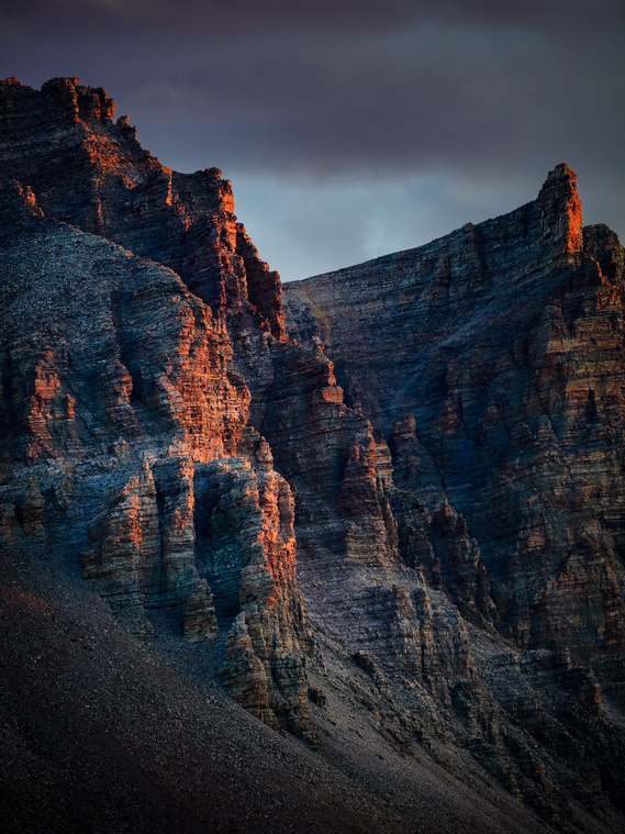 Sunset in the Snake Range, Great Basin National Park, Nevada.