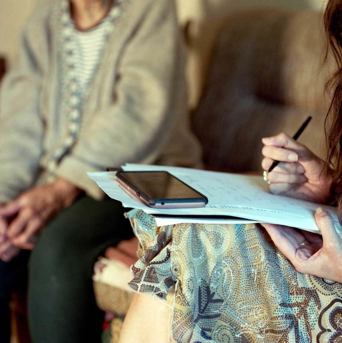 a doctor assesses an elderly woman in application for Medical Assistance in Dying; part of a series on Medical Assistance in Dying