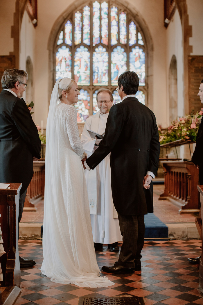 Benenden, Kent wedding photographer. Ceremony at St George's Church Benenden