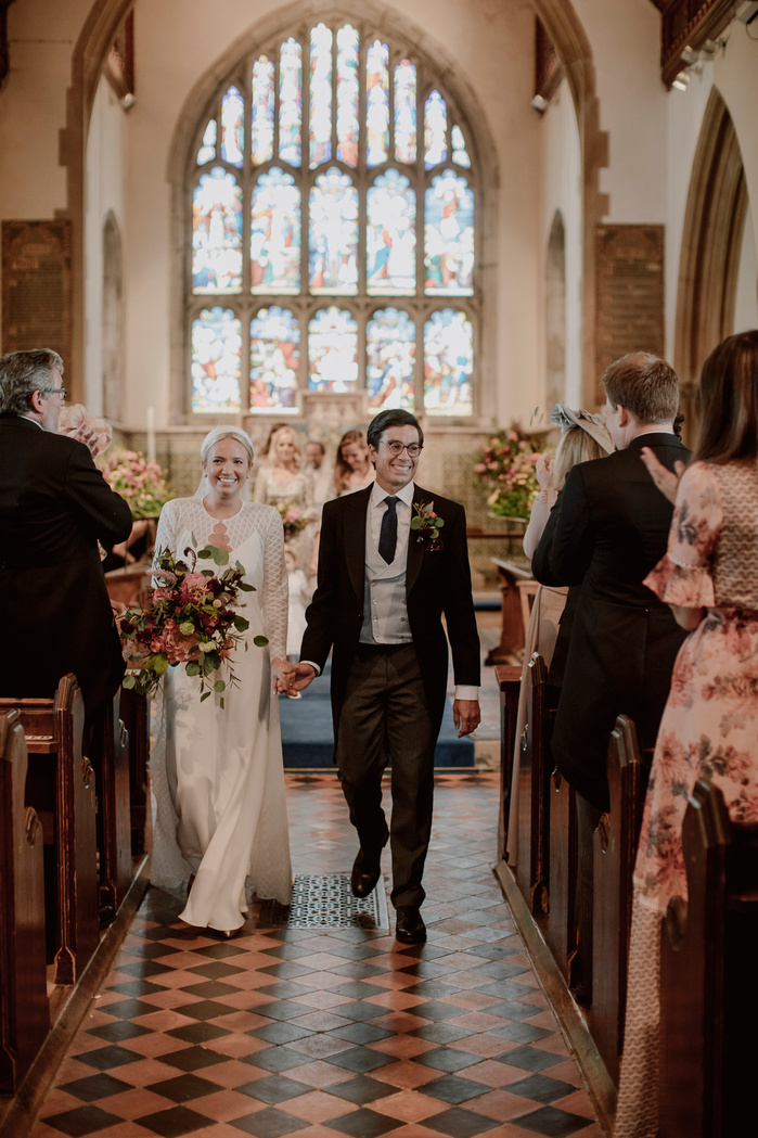 Benenden, Kent wedding photographer. Ceremony at St George's Church Benenden