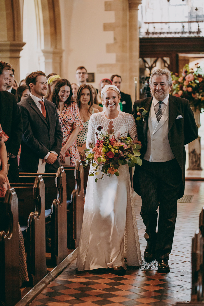 Benenden, Kent wedding photographer. Ceremony at St George's Church Benenden