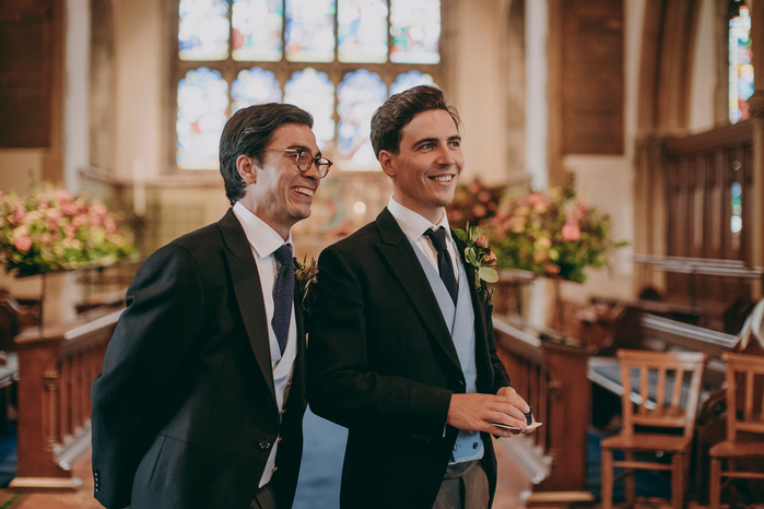 Benenden, Kent wedding photographer. Ceremony at St George's Church Benenden