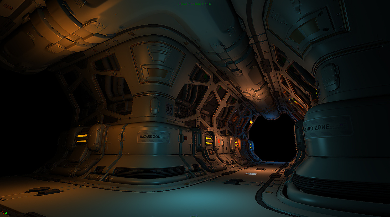 high poly in Maya viewport
