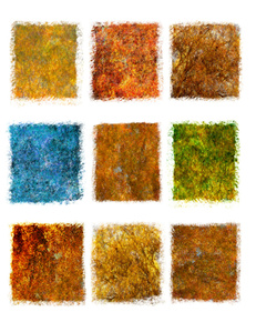 Textures based on photo images, color collage, post edited photos, images