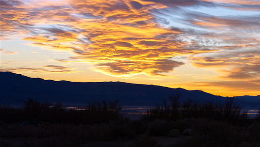 Lone Pine, CA, sunrise, sierra mountains
