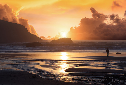 Oregon Coast Sunset, Harris Beach Oregon, Brookings Oregon